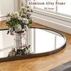 VETROVUE Grand miroir sur pied 76x180 cm Miroir arqué pleine longueur
