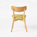 GDFStudio Chaises de salle à manger rembourrées Crystal en bois d'hévéa (Lot de 2)