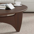 Table Basse Ronde en Bois Massif PexFix
