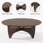 Table Basse Ronde en Bois Massif PexFix