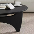 Table Basse Ronde en Bois Massif PexFix