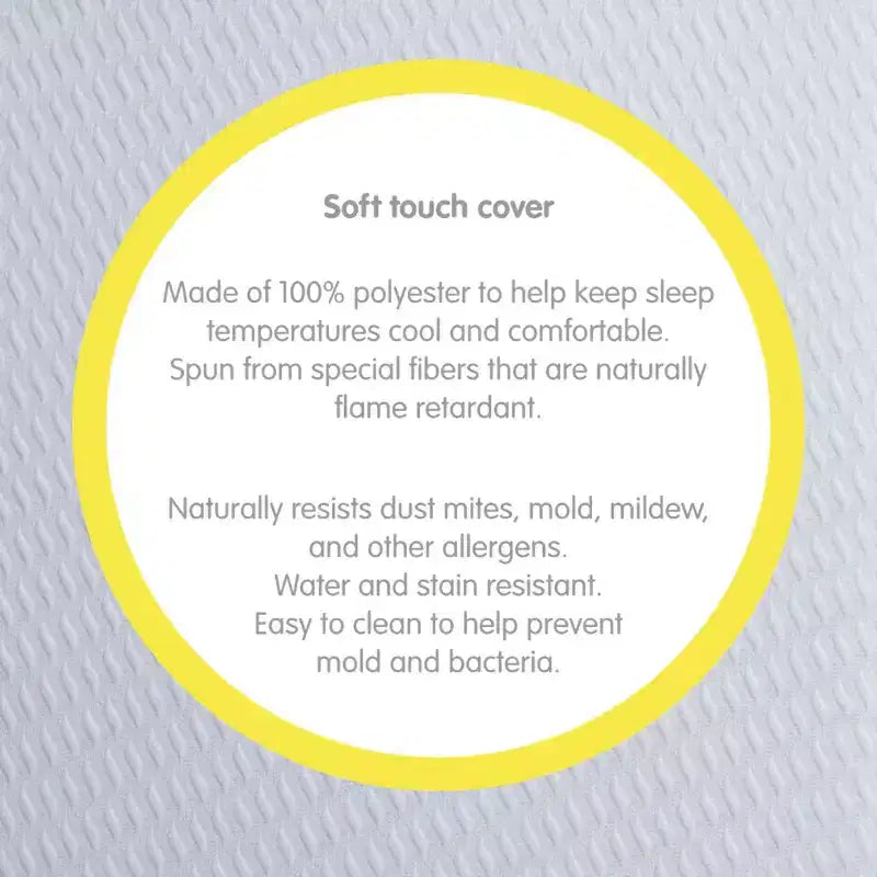 Matelas réversible ferme pour berceau et tout-petit BreathableBaby EcoCore 200