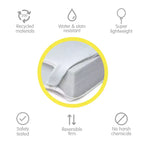 Matelas réversible ferme pour berceau et tout-petit BreathableBaby EcoCore 200