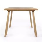 GDFStudio Alexis - Ensemble de salle à manger 7 pièces mi-moderne en tissu et bois d'hévéa rembourré