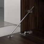 Meuble TV Marron Famapy Long Aspect Bois 4 Tiroirs de Rangement