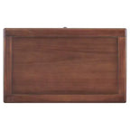 Whisen 28 Table de Chevet Moderne Minimaliste à 3 Tiroirs, Rangement, Cabinet en Bois, Table d'Appoint de Canapé