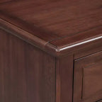 Whisen 28 Table de Chevet Moderne Minimaliste à 3 Tiroirs, Rangement, Cabinet en Bois, Table d'Appoint de Canapé