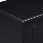 Whisen 28 Table de Chevet Moderne Minimaliste à 3 Tiroirs, Rangement, Cabinet en Bois, Table d'Appoint de Canapé