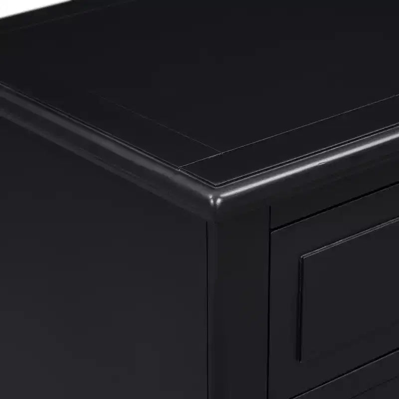 Whisen 28 Table de Chevet Moderne Minimaliste à 3 Tiroirs, Rangement, Cabinet en Bois, Table d'Appoint de Canapé