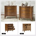 Table d'appoint à 3 tiroirs Linus (lot de 2) | ART OF LIVING DESIGNS