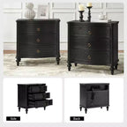 Table d'appoint à 3 tiroirs Linus (lot de 2) | ART OF LIVING DESIGNS