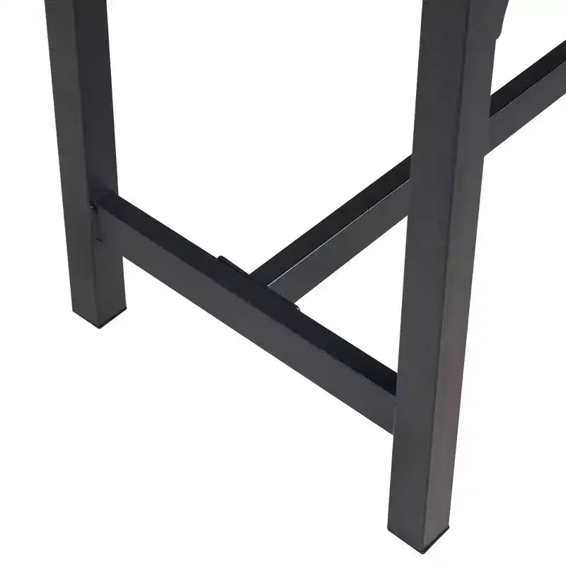 Ensemble table de cuisine extensible 3 pièces VECELO 63" avec bancs, salle à manger moderne pour 8/6/4 personnes, noir/marron/blanc