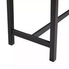 Ensemble table de cuisine extensible 3 pièces VECELO 63" avec bancs, salle à manger moderne pour 8/6/4 personnes, noir/marron/blanc