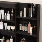 Famapy 39,4W Coiffeuse Miroir avec Tabouret et Tiroirs de Rangement