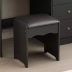Famapy 39,4W Coiffeuse Miroir avec Tabouret et Tiroirs de Rangement