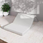 Matelas Emma et Oliver Cooling Tri-Fold en mousse à mémoire de forme en boîte avec base en mousse de soutien et housse lavable