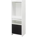 Kings Brand Furniture - Bibliothèque pour enfants Anne à 2 étagères avec tiroir, Rangement de jouets, Organisateur de salle de jeux, Blanc