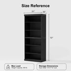 Armoire de rangement d'appoint Dovelina Gershwin - Organisateur polyvalent avec étagères réglables et gestion des câbles