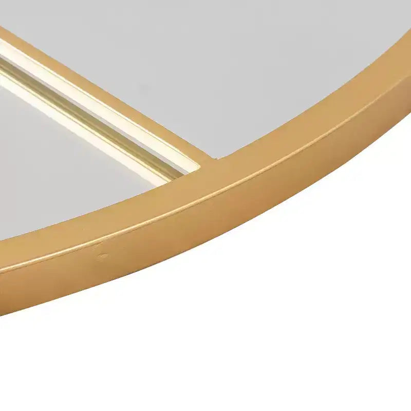 PexFix Miroir mural cintrée avec cadre en métal
