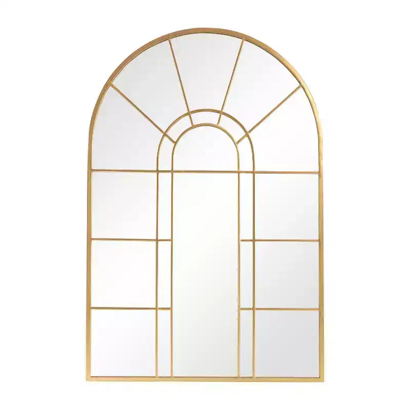 PexFix Miroir mural cintrée avec cadre en métal