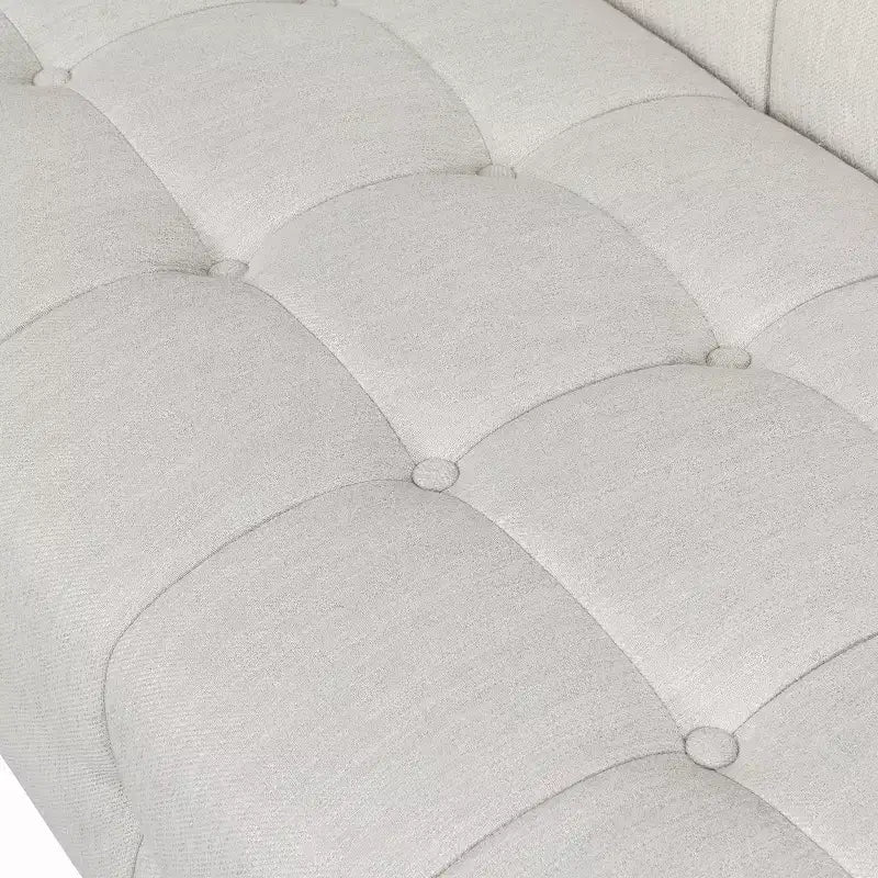 Canapé 3 places touffeté GDFStudio Croton Contemporary 89,75 en tissu/boucle