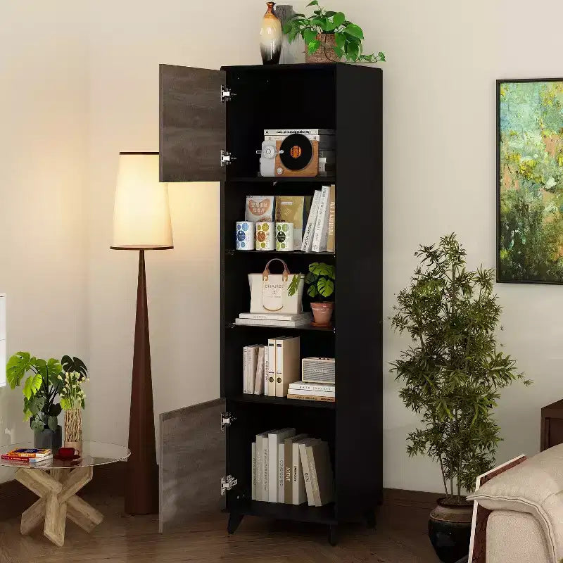 Meuble de Rangement Vertical Famapy à Deux Portes – Élégant et Robuste