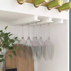 Meuble de cuisine en bois Hitow avec 3 tiroirs, 13 étagères et supports pour tasses et bouteilles