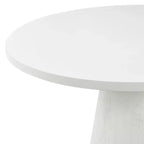 Table à manger Whisen avec pied conique tronqué en bois de style rétro