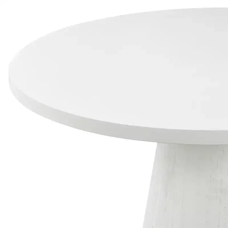 Table à manger Whisen avec pied conique tronqué en bois de style rétro