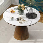 Table à manger Whisen avec pied conique tronqué en bois de style rétro