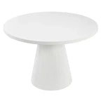 Table à manger Whisen avec pied conique tronqué en bois de style rétro