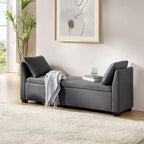 Banc de rangement Amelia avec pieds robustes en plastique|ART OF LIVING DESIGNS