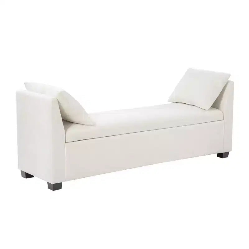 Banc de rangement Amelia avec pieds robustes en plastique|ART OF LIVING DESIGNS