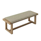 Banc de salle à manger Emilia avec cadre en bois massif | ART OF LIVING DESIGNS-NATUREL