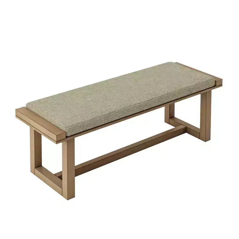 Banc de salle à manger Emilia avec cadre en bois massif | ART OF LIVING DESIGNS-NATUREL