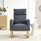 Christopher Knight Home Piper Fauteuil à bascule moderne à dossier haut avec deux poches latérales