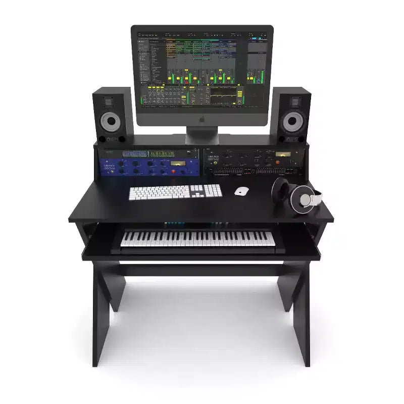 Station de travail compacte professionnelle Glorious, noire