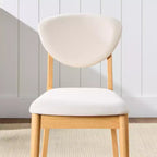 Ensemble de 2 chaises de salle à manger en bois et tissu, style moderne du milieu du siècle, de la marque Best Choice Products