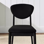 Ensemble de 2 chaises de salle à manger en bois et tissu, style moderne du milieu du siècle, de la marque Best Choice Products