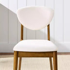 Ensemble de 2 chaises de salle à manger en bois et tissu, style moderne du milieu du siècle, de la marque Best Choice Products