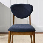 Ensemble de 2 chaises de salle à manger en bois et tissu, style moderne du milieu du siècle, de la marque Best Choice Products