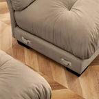 Christopher Knight Home Crane 130 Canapé moderne 3 places en velours avec accoudoirs rembourrés
