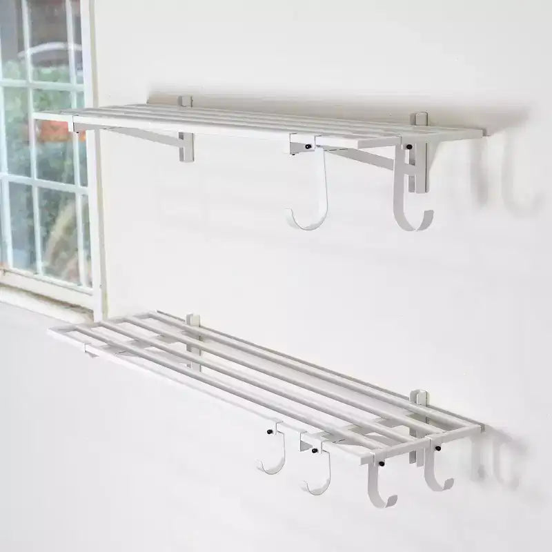 StoreYourBoard Étagères murales de garage Bristol 30,5 cm x 122 cm | Paquet de 2 | Blanc