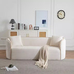 Canapé bouclé incurvé 3 places Christopher Knight Home Lindsay Elegance 82