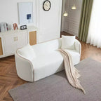 Canapé bouclé incurvé 3 places Christopher Knight Home Lindsay Elegance 82