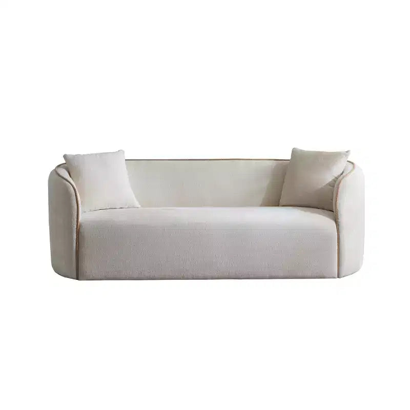 Canapé bouclé incurvé 3 places Christopher Knight Home Lindsay Elegance 82