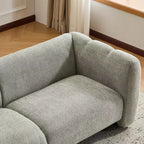 Canapé 3 places Christopher Knight Home Thodore Elegance 83, forme vague