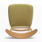 Chaises de salle à manger en bois rembourrées en tissu Isador Mid-Century Modern GDFStudio (lot de 2)