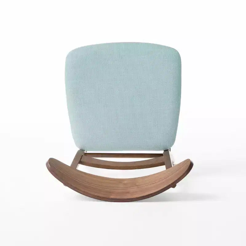Chaises de salle à manger en bois rembourrées en tissu Isador Mid-Century Modern GDFStudio (lot de 2)