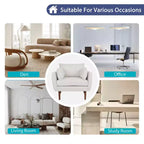 Fauteuil Club GDFStudio Viewland en Tissu Capitonnage Moderne avec Coussins Décoratifs
